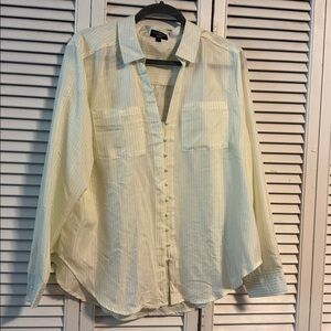 Velvet Heart white/Yellow Button-Up Blouse